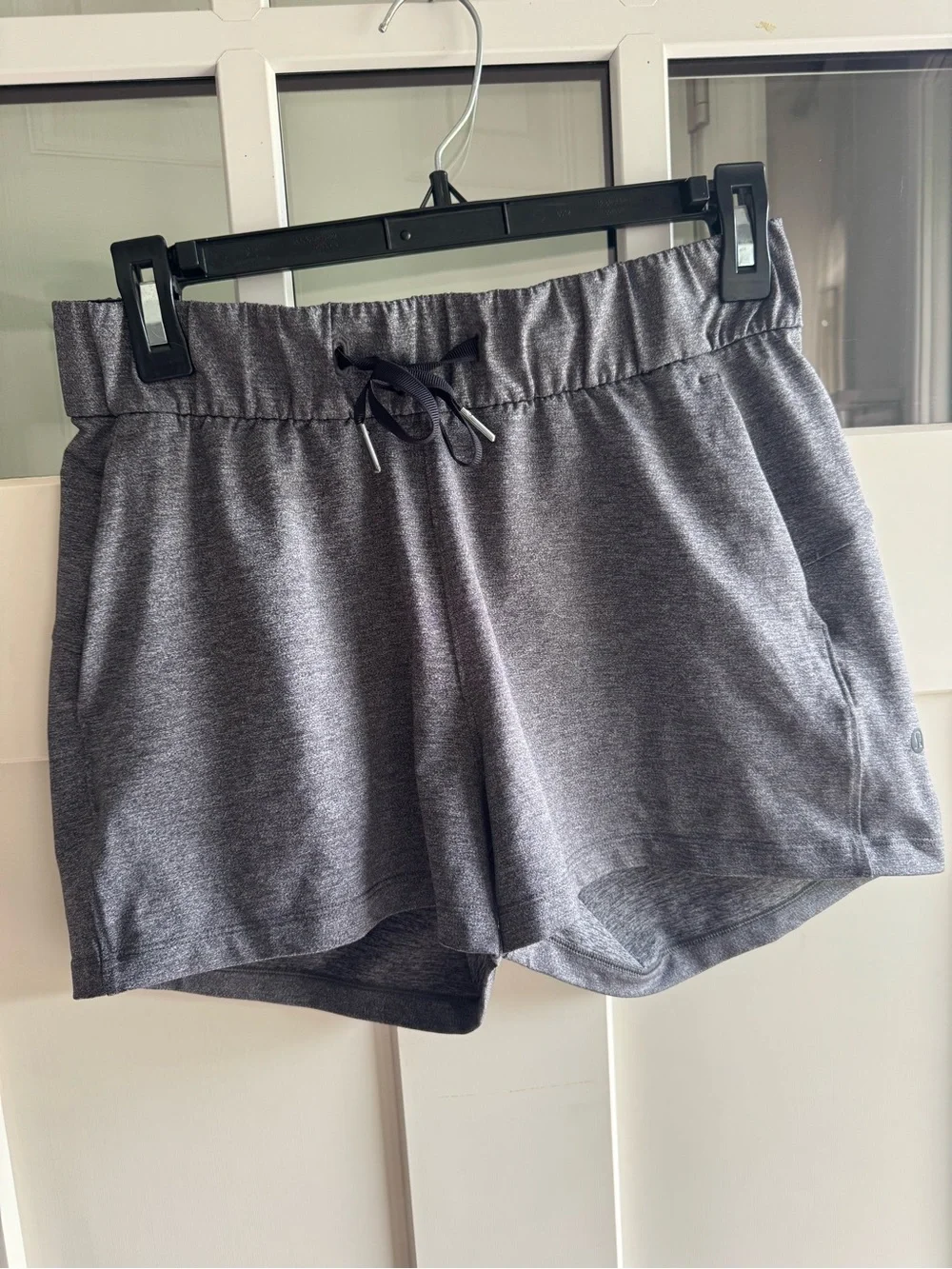 lululemon athletica Women's Heather Gray Athletic Drawstring Shorts